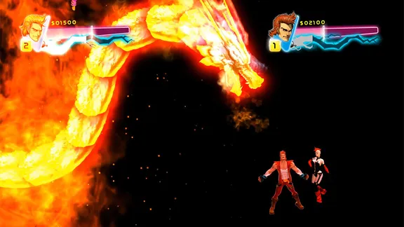 Double Dragon Neon screenshot 1