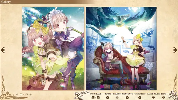 Atelier Lydie & Suelle: The Alchemists and the Mysterious Paintings DX Digital Art Book screenshot 1