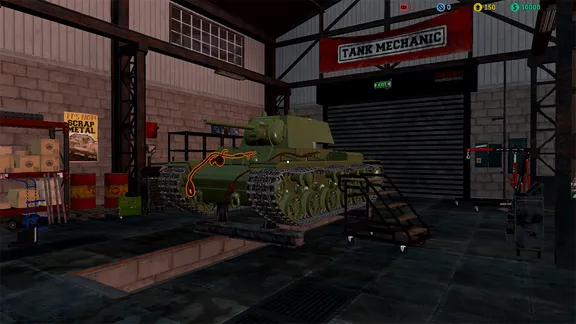 Tank Mechanic Simulator screenshot 1