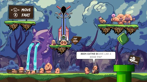 Tales From The Arcade: Fartmania screenshot 1