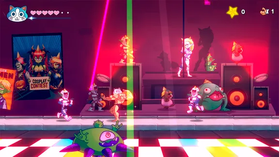 KinnikuNeko: SUPER MUSCLE CAT screenshot 1