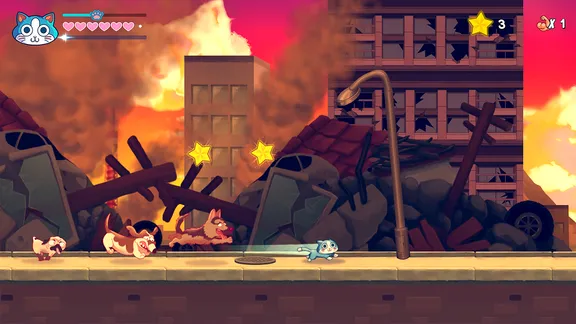 KinnikuNeko: SUPER MUSCLE CAT screenshot 2