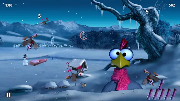Moorhuhn Winter Edition screenshot 2