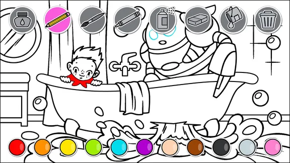 Comic Coloring Book screenshot 5