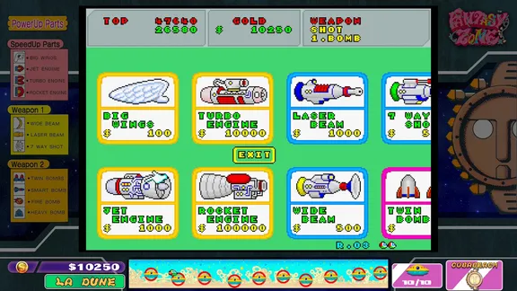 SEGA AGES Fantasy Zone screenshot 4