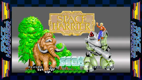 SEGA AGES Space Harrier screenshot 1
