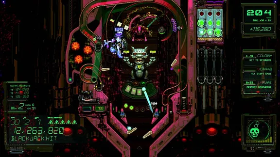 XENOTILT: HOSTILE PINBALL ACTION screenshot 1