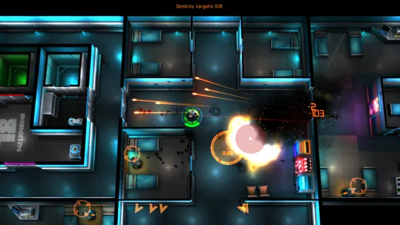Neon Chrome screenshot 1