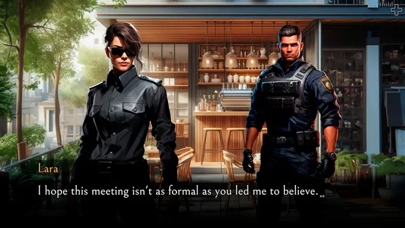 Hollow Police Emblem: The Visual Novel screenshot 2
