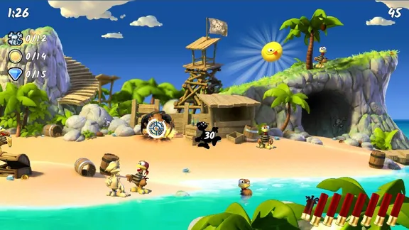 Moorhuhn Pirates - Crazy Chicken Pirates screenshot 2
