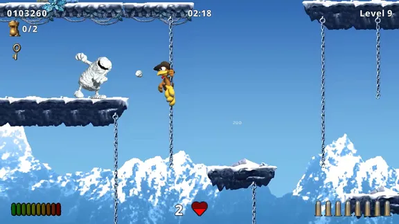 Moorhuhn Jump and Run 'Traps and Treasures 2' screenshot 3