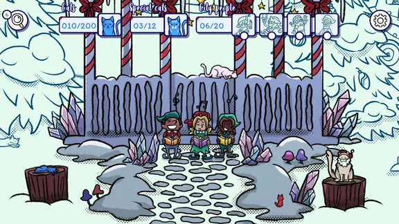 Hidden Cats in Santa's Realm screenshot 5