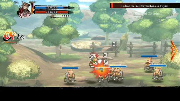 River City Saga: Three Kingdoms screenshot 1