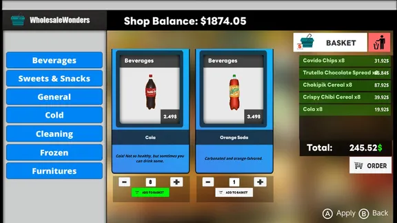 SUPERMARKET SIMULATOR PRO screenshot 2