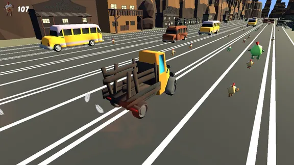 Chickens On The Road screenshot 2
