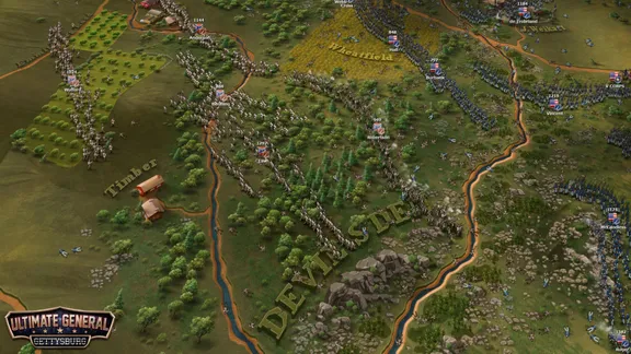 Ultimate General: Gettysburg screenshot 1
