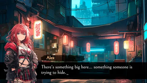 Cyberpunk Paradise Elysium: The Visual Novel screenshot 2