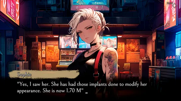 Cyberpunk Paradise Elysium: The Visual Novel screenshot 1
