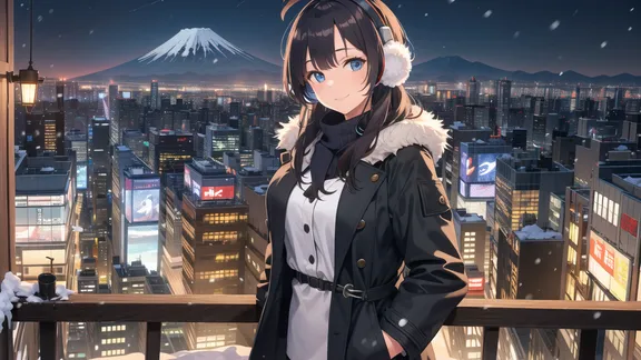 Anime Girls: Tokyo Christmas screenshot 4