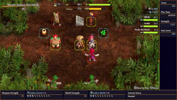 Shiren the Wanderer: The Mystery Dungeon of Serpentcoil Island screenshot 2