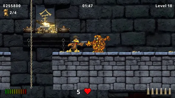 Moorhuhn Jump and Run 'Traps and Treasures 2' screenshot 5