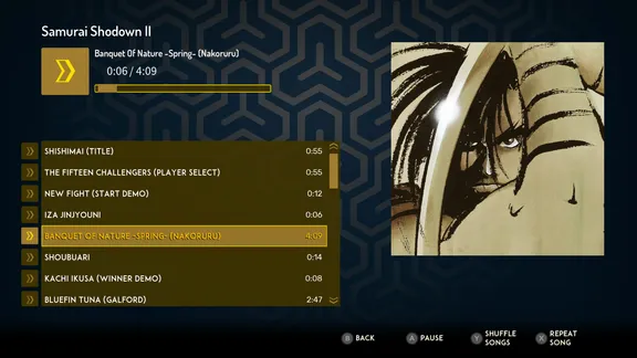 SAMURAI SHODOWN NEOGEO COLLECTION screenshot 5